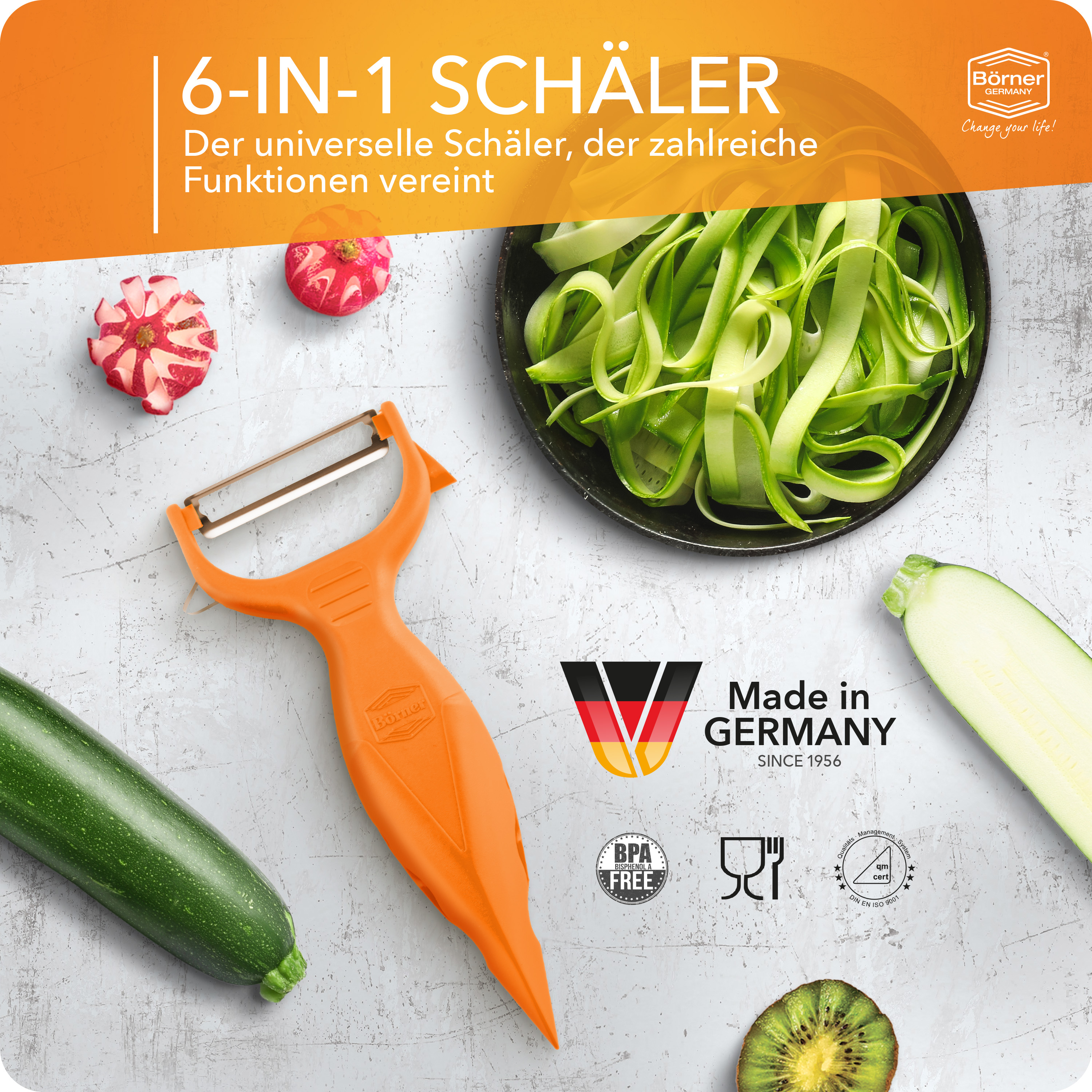 Börner Dunschiller 6in1 met Glad Mesje