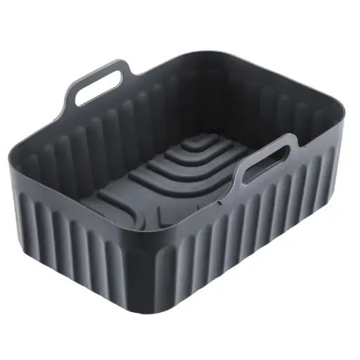 Westmark Siliconen Bakvorm voor Airfryer - 21,5 x 13,5 x 7cm - Herbruikbaar en Duurzaam