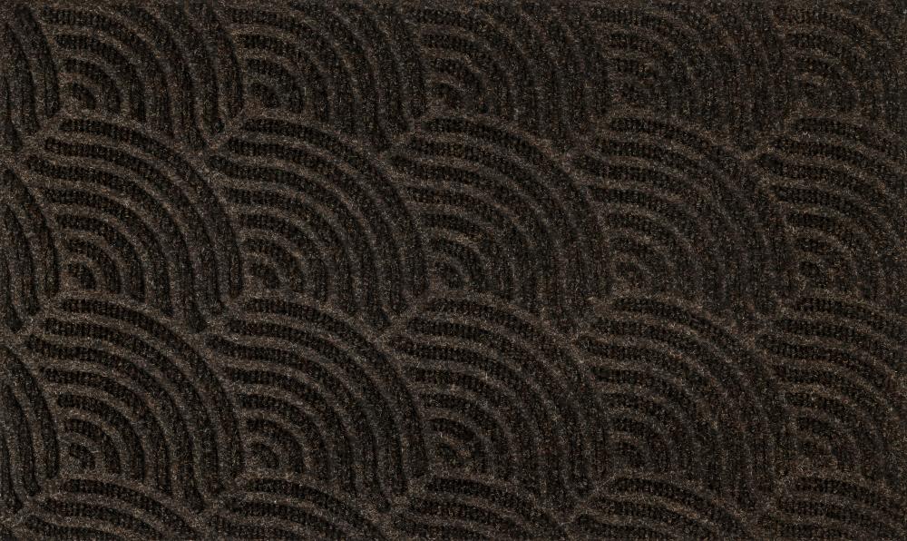 Kleen-Tex Paillasson Dune Waves - Marron foncé