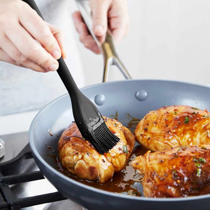 GreenPan Platinum Bedruipkwast - Marinadekwast - PFAS vrij - Zwart