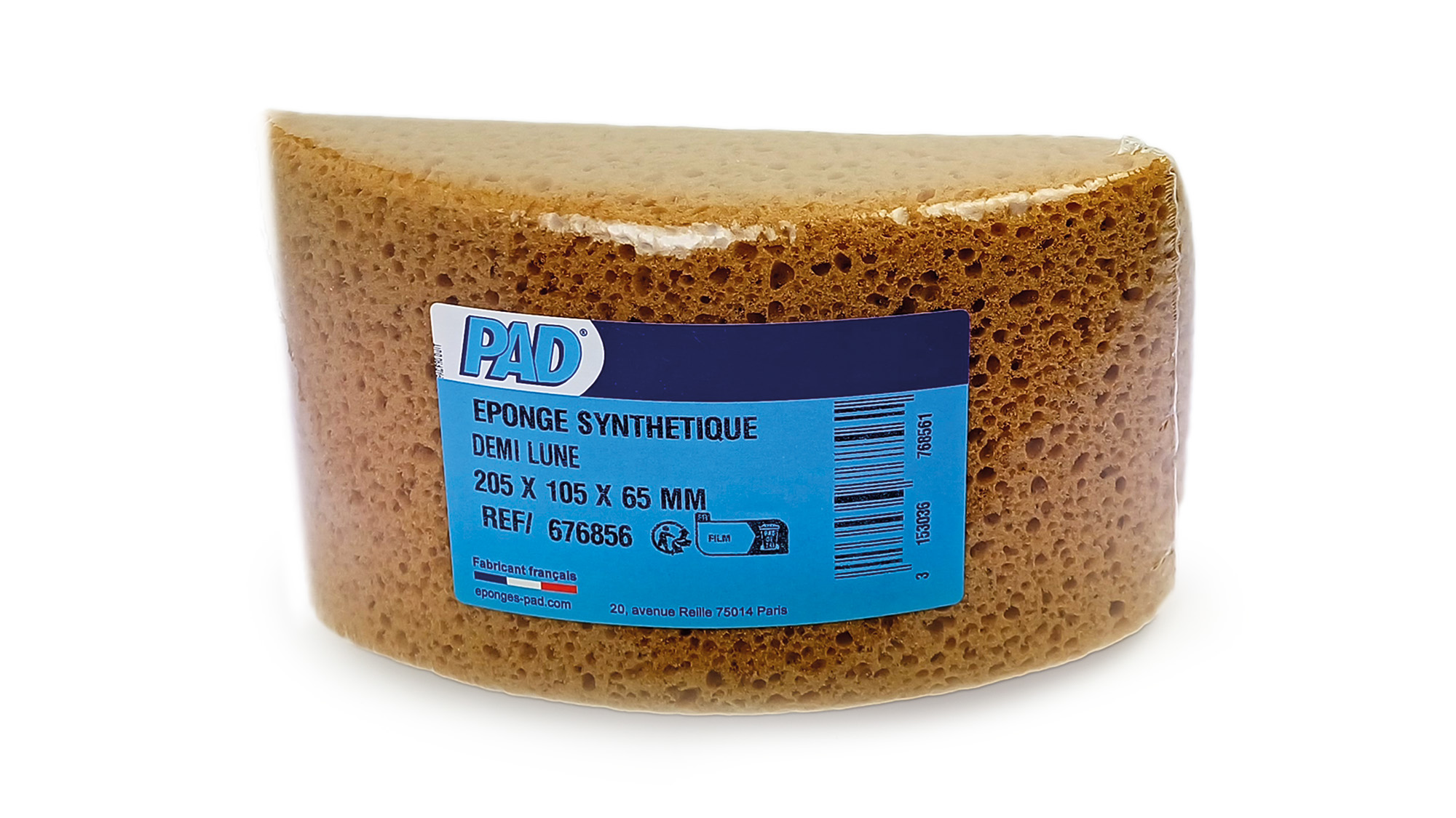 PAD Synthetische Spons - Halvemaan Vorm - 205 x 105 x 65mm