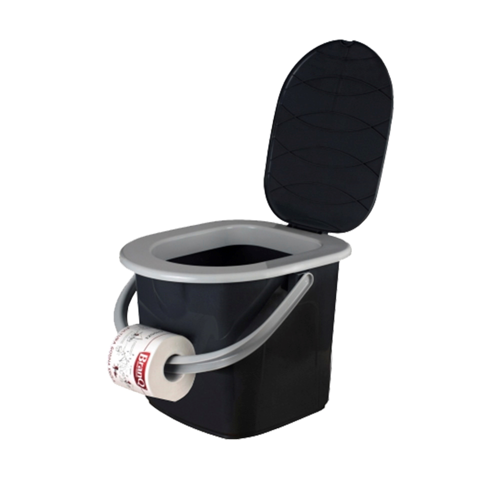Branq Toiletemmer Draagbaar met Deksel - 15,5L