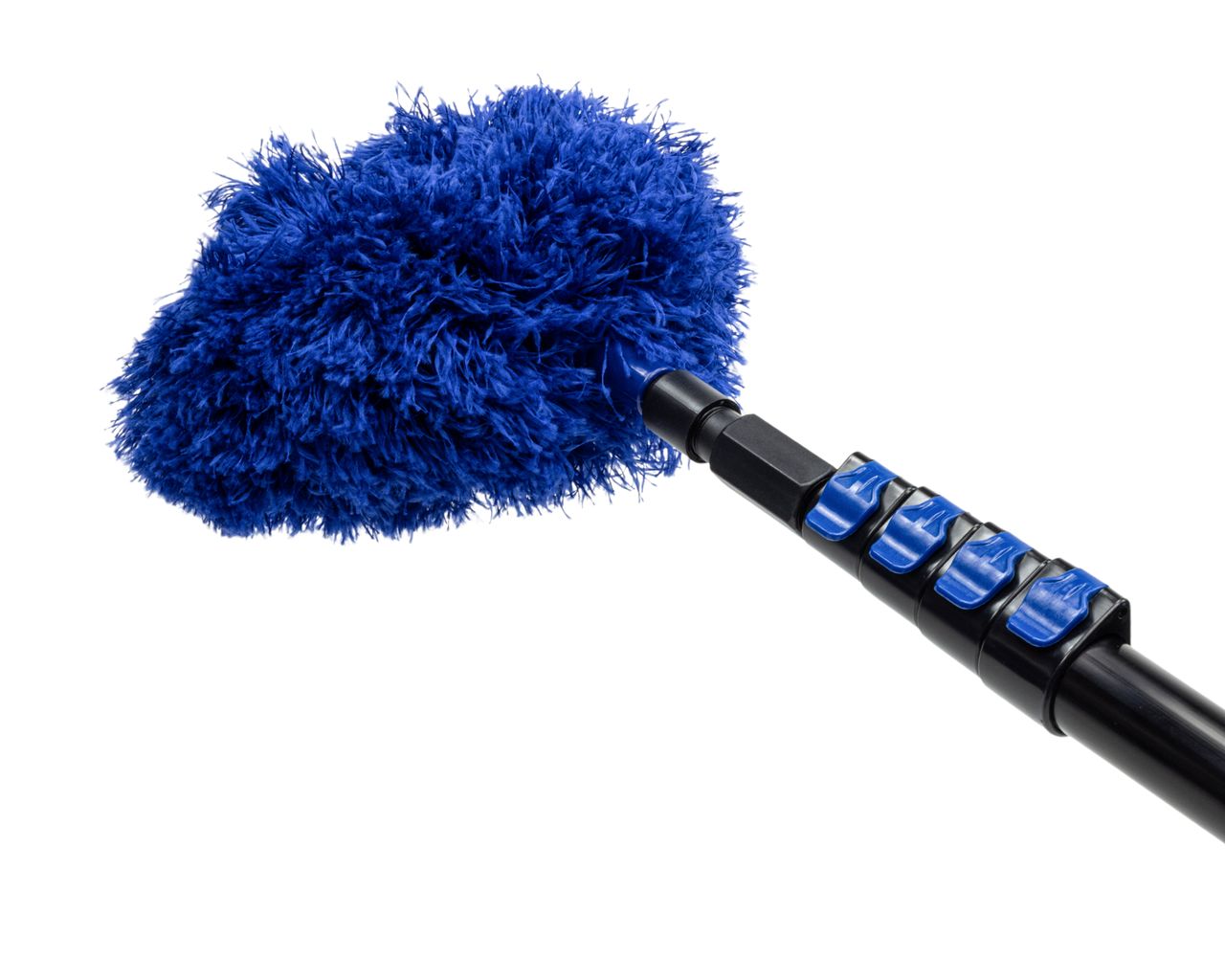 D&L Ragebol - Stofborstel - Fan Brush - Blauw