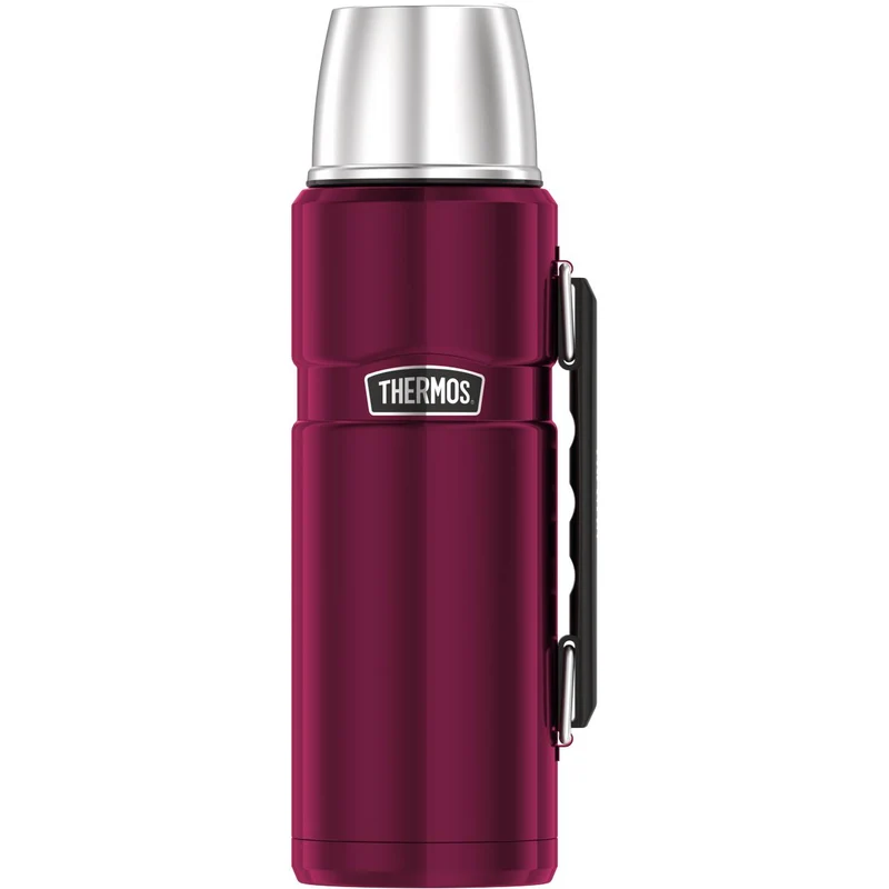 Thermos Stainless King Insulated Bottle – 1.2L – Raspberry Polished