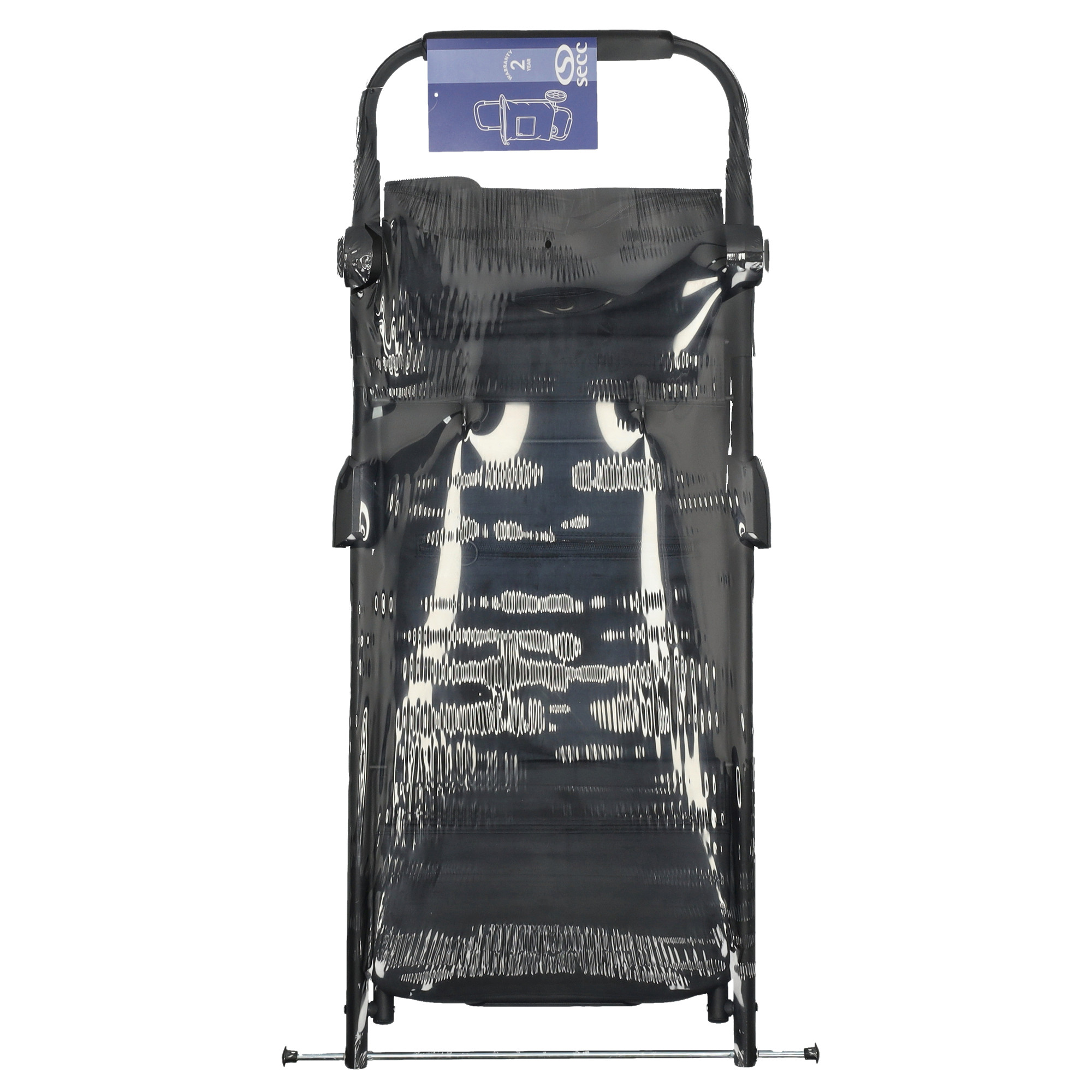Secc Shopping Trolley – Shopping Cart – 2 Wheels – Water-repellent – Foldable Handle