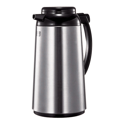 Zojirushi Isoleerkan met Glazen Binnenfles - Drukknop - Rvs