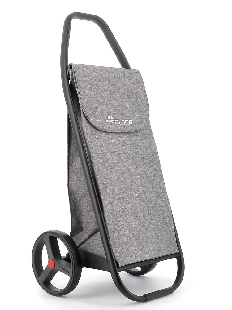 Chariot de courses Rolser Com Tweed - 8 Black Tube - Gris Chariot de courses Rolser Com Tweed - 8 Black Tube - Gris