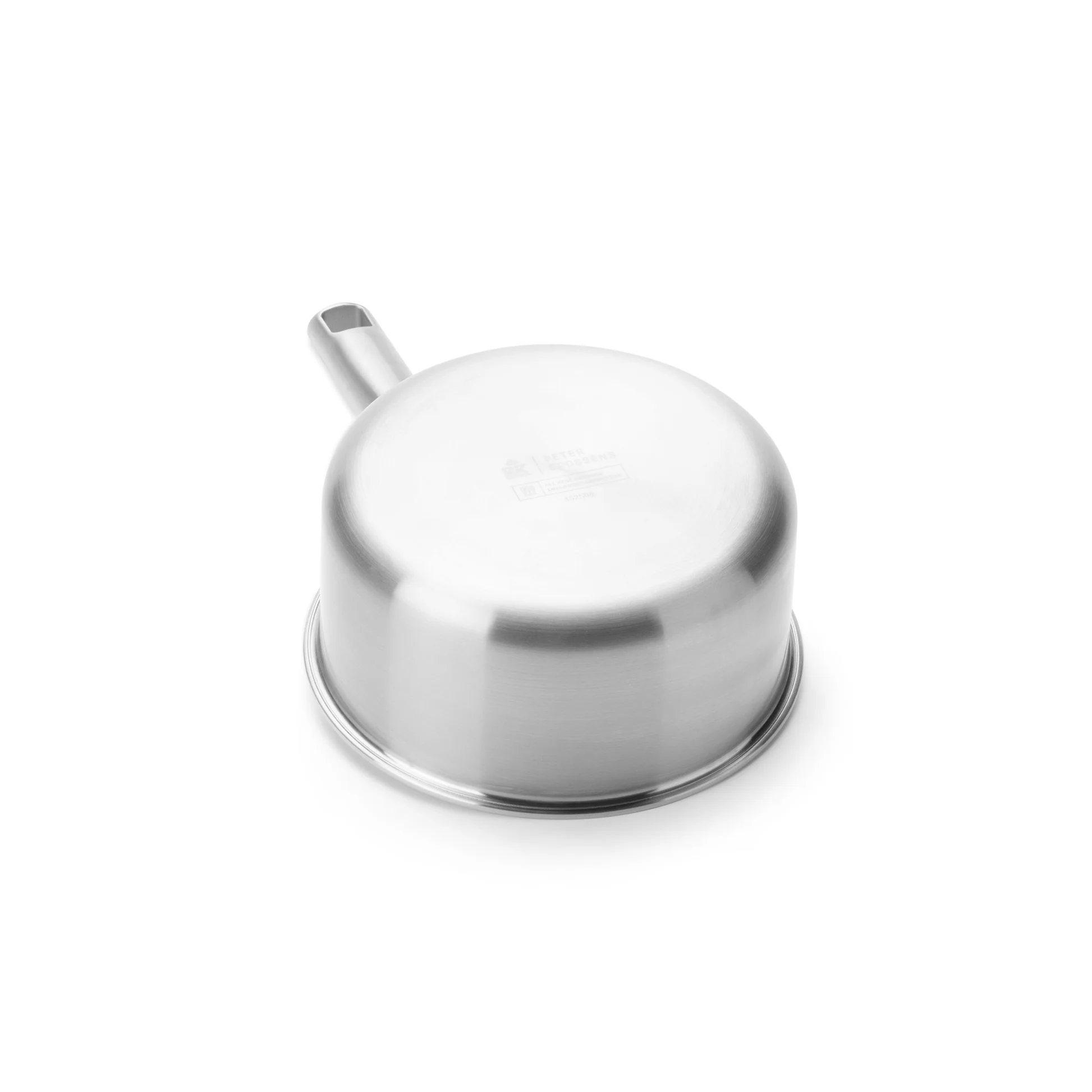 BK Peter Goossens Maestro 3PLY Steelpan RVS met Glazen Deksel - Ø 16cm - 1,58L - PFAS vrij