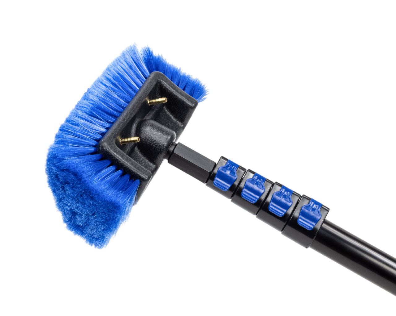 D&L Vijfzijdige Was Borstel Waterdoorlatend - 28cm - Blauw