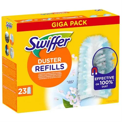 Swiffer Duster Refill Dusting Wipes Clean & Fresh – 23 pieces