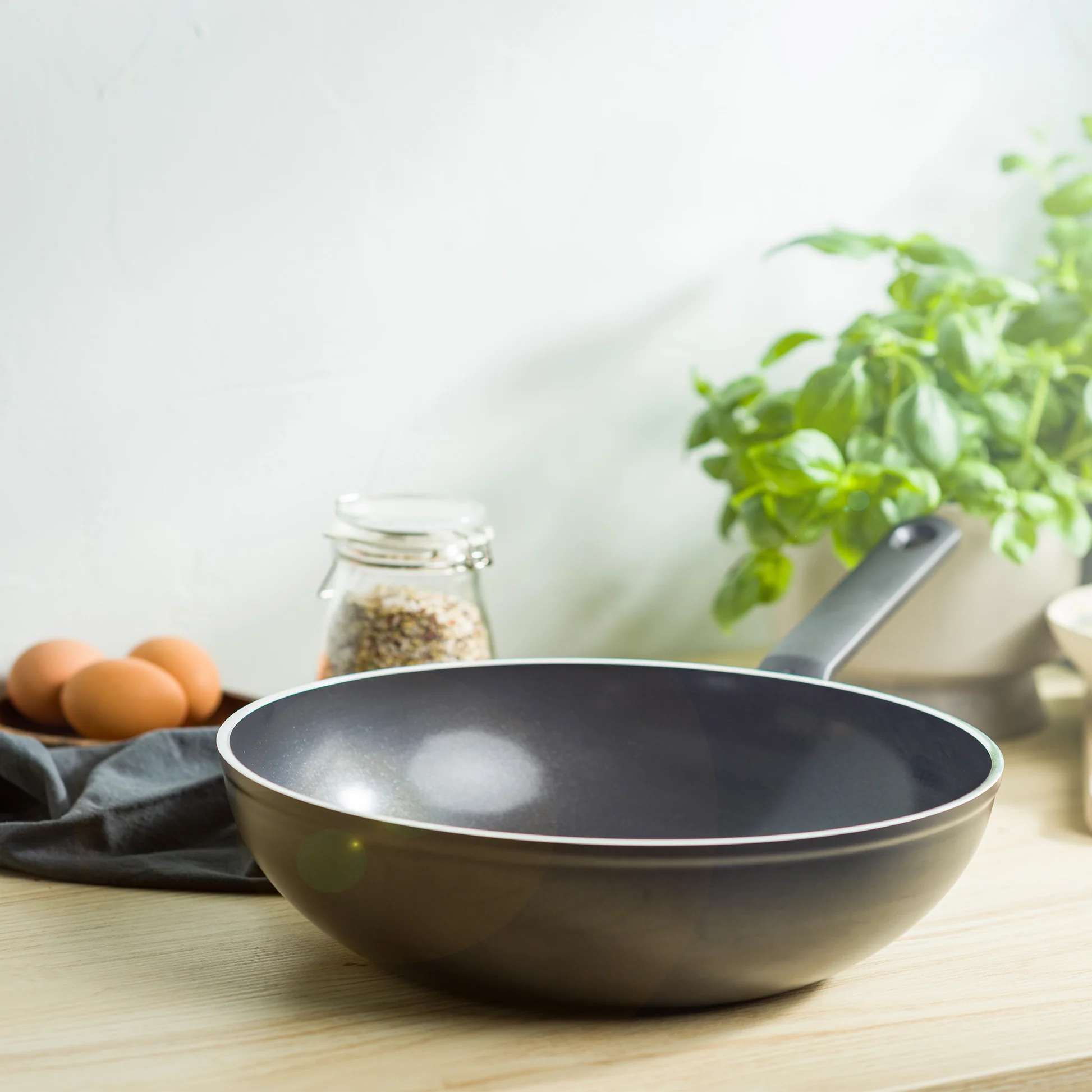 Wok en céramique BK Easy Induction - Sans PFAS - Ø 30 cm