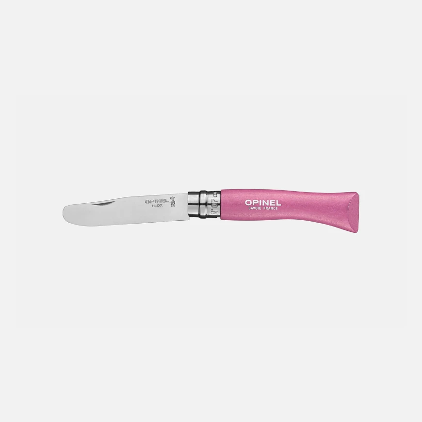 Opinel N°07 Mon Premier Zakmes - Afgerond - Rvs