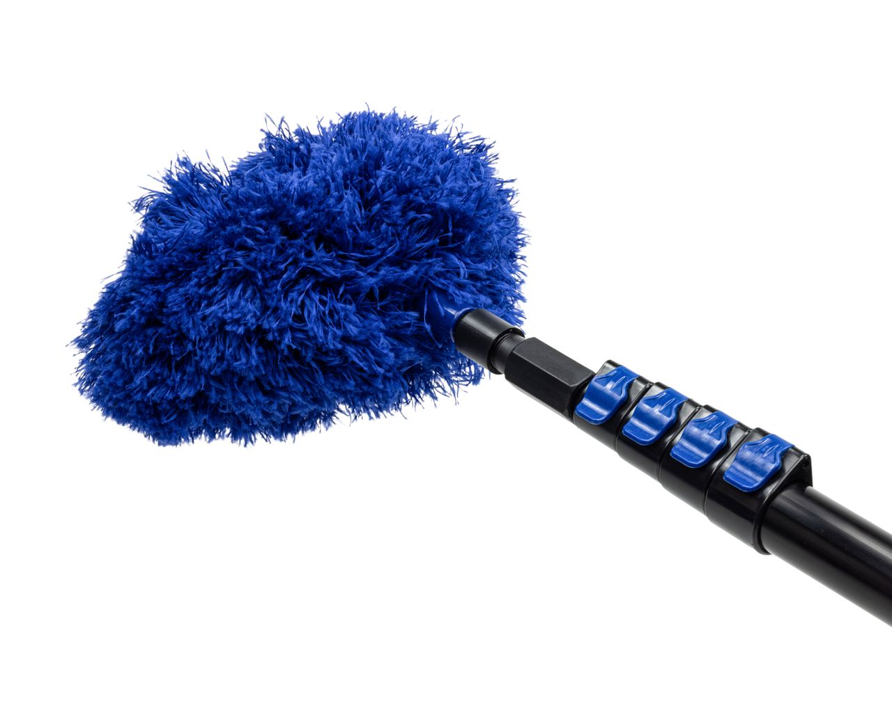 D&L Ragebol - Stofborstel - Fan Brush - Blauw