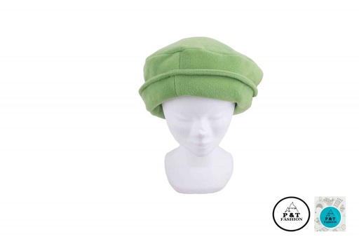 Bonnet femme P&T - Polaire - Gris vert