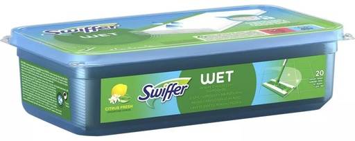 Swiffer Vloerreiniger Vochtige Vloerdoekjes met Citroën Geur - 20 Stuks