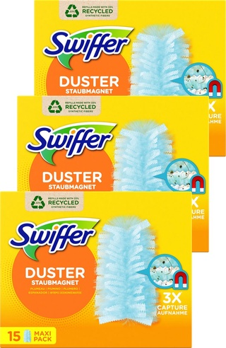 Swiffer Duster Trap & Lock Refill - 3 x 15 Navullingen