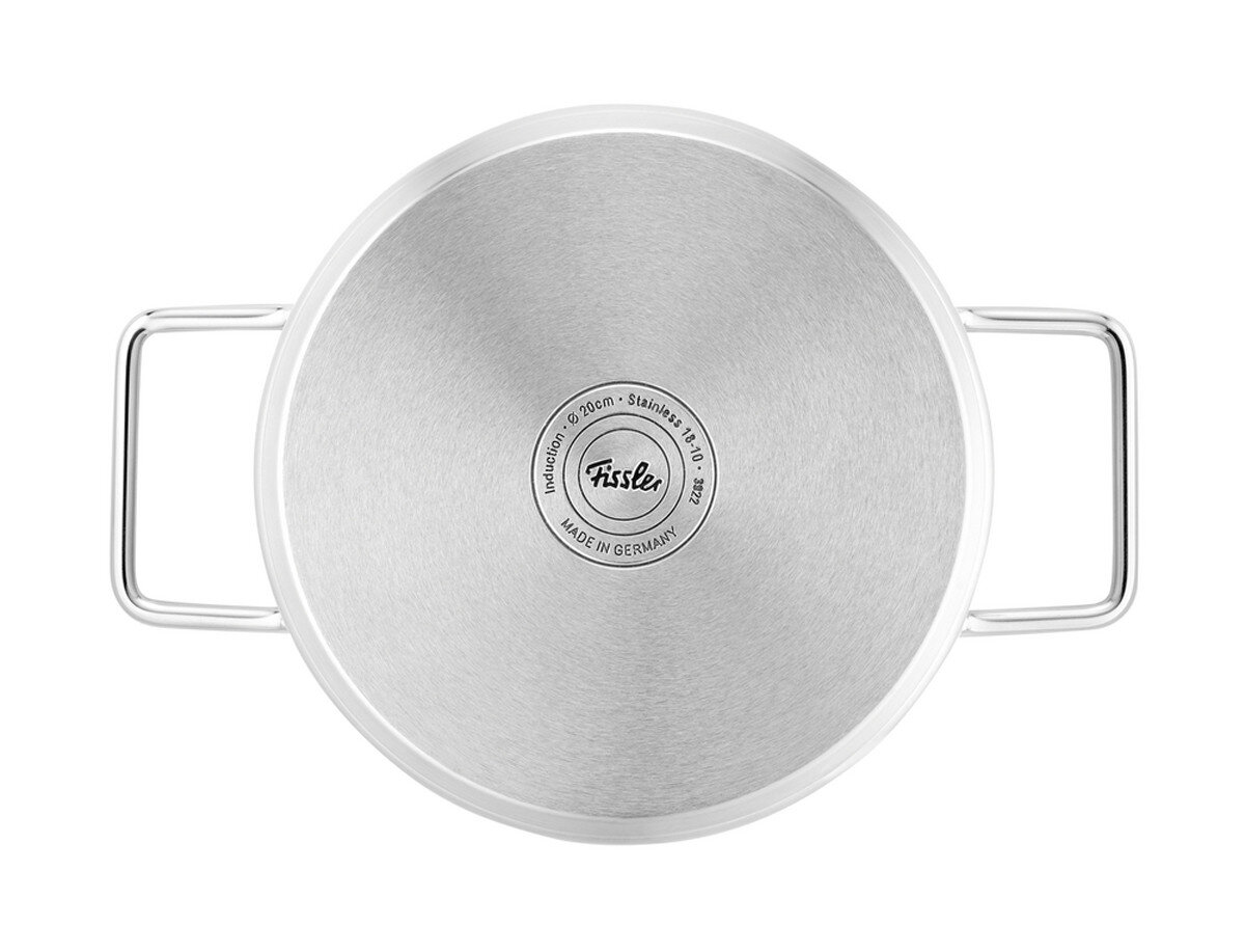 Fissler Pure Kookpan Hoog met Rvs Deksel
