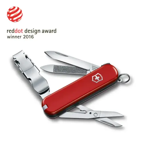Victorinox Nail Clip 580 – 8 Functions – 65mm – Red