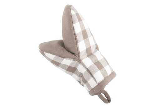 Tiseco Gingham Gripper - Gant de cuisine  - 2 pièces - 13 x 19 cm