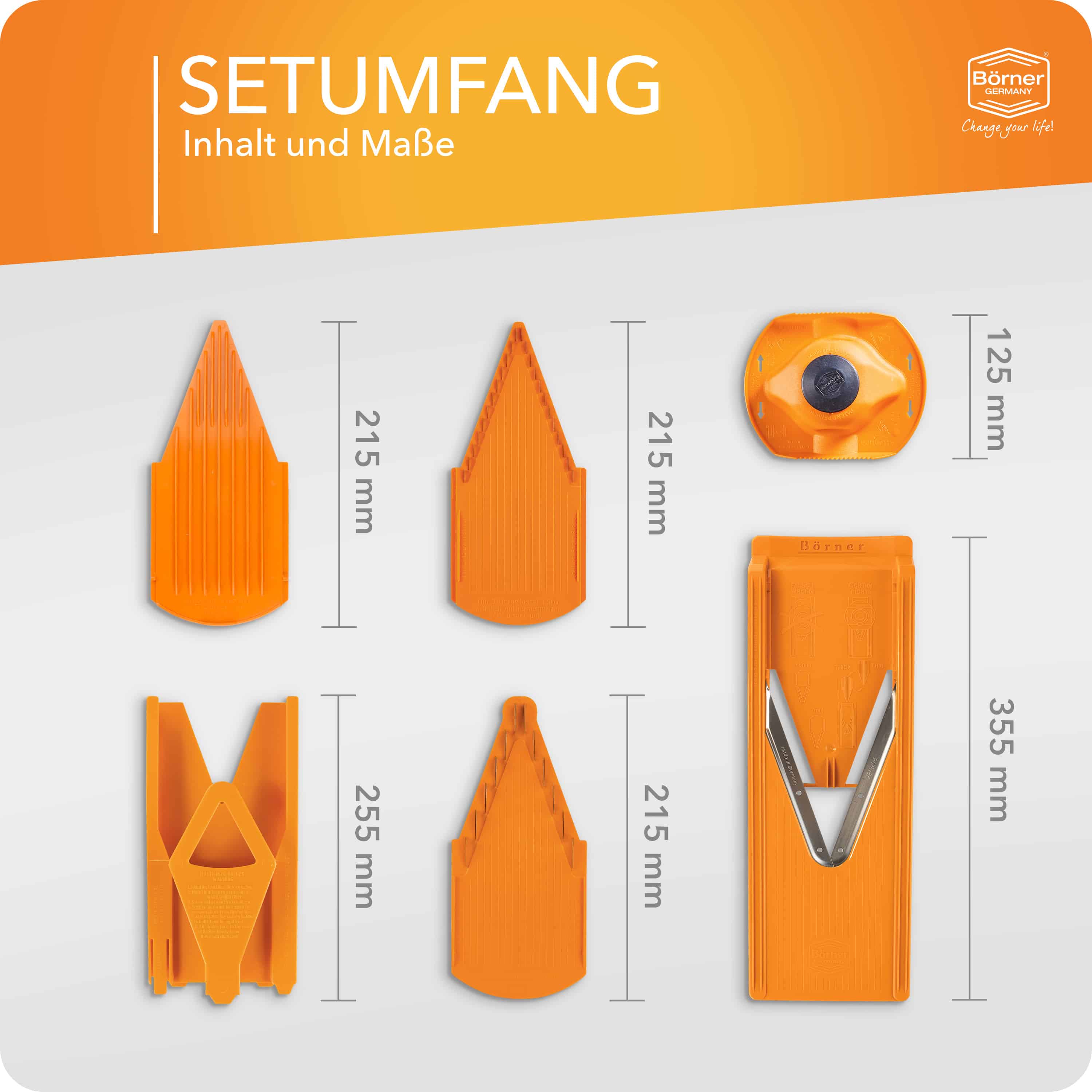 Börner Mandoline V3 Trendline - Starter Set
