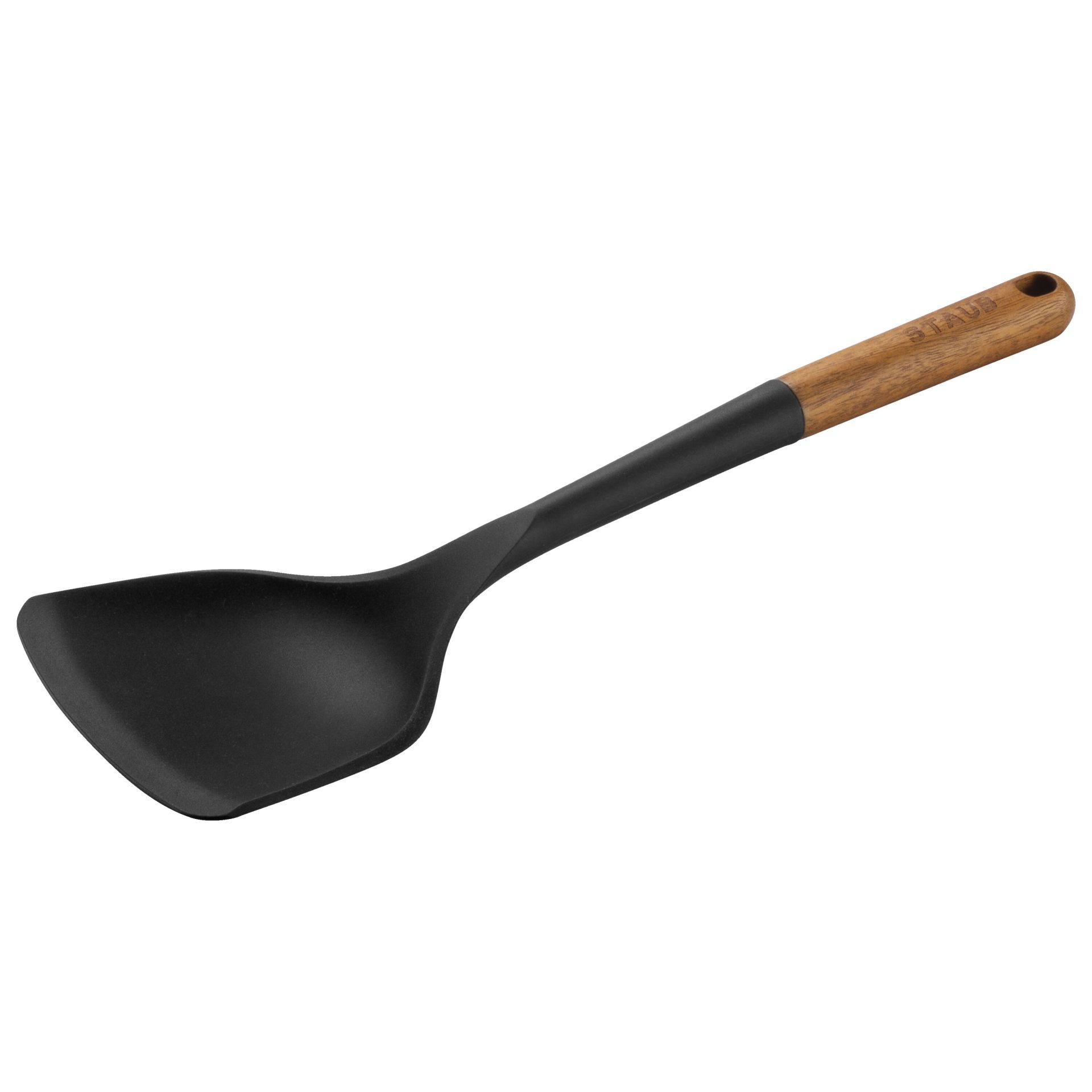 Staub Kitchen Tools – 5-piece set – Acacia wood with black silicone, BPA-free