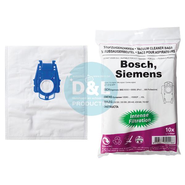 Bosch - Siemens, Type P, Microfleece Stofzuigerzakken - 10 Stuks