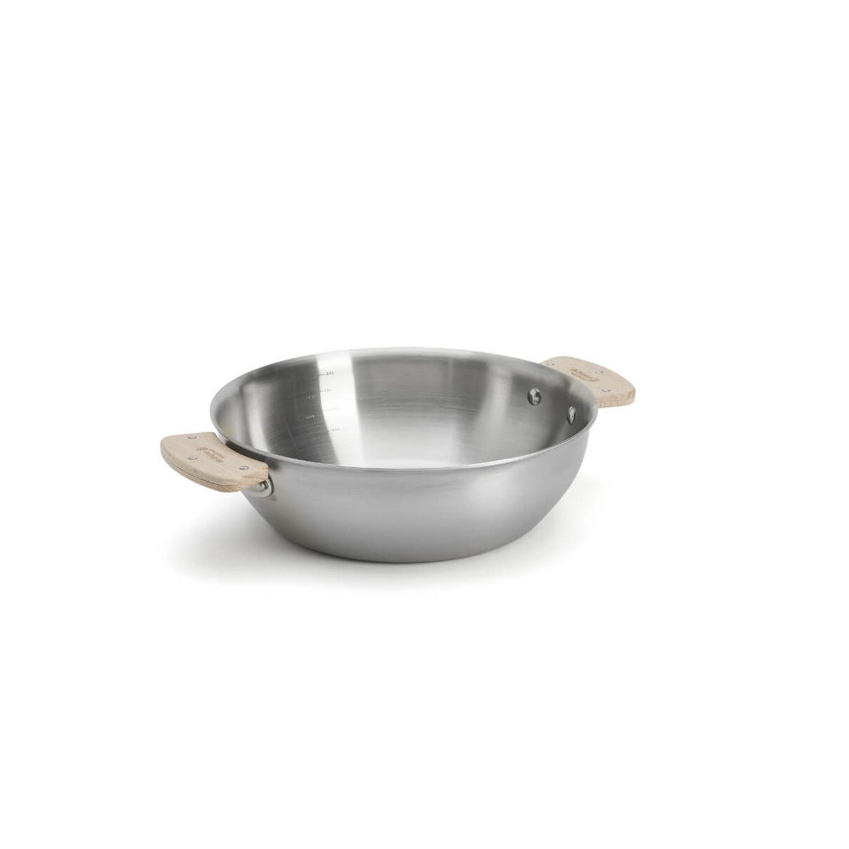 De Buyer Alchimy LOQY Sauteuse – Stainless steel – Removable handles – Ø 24cm