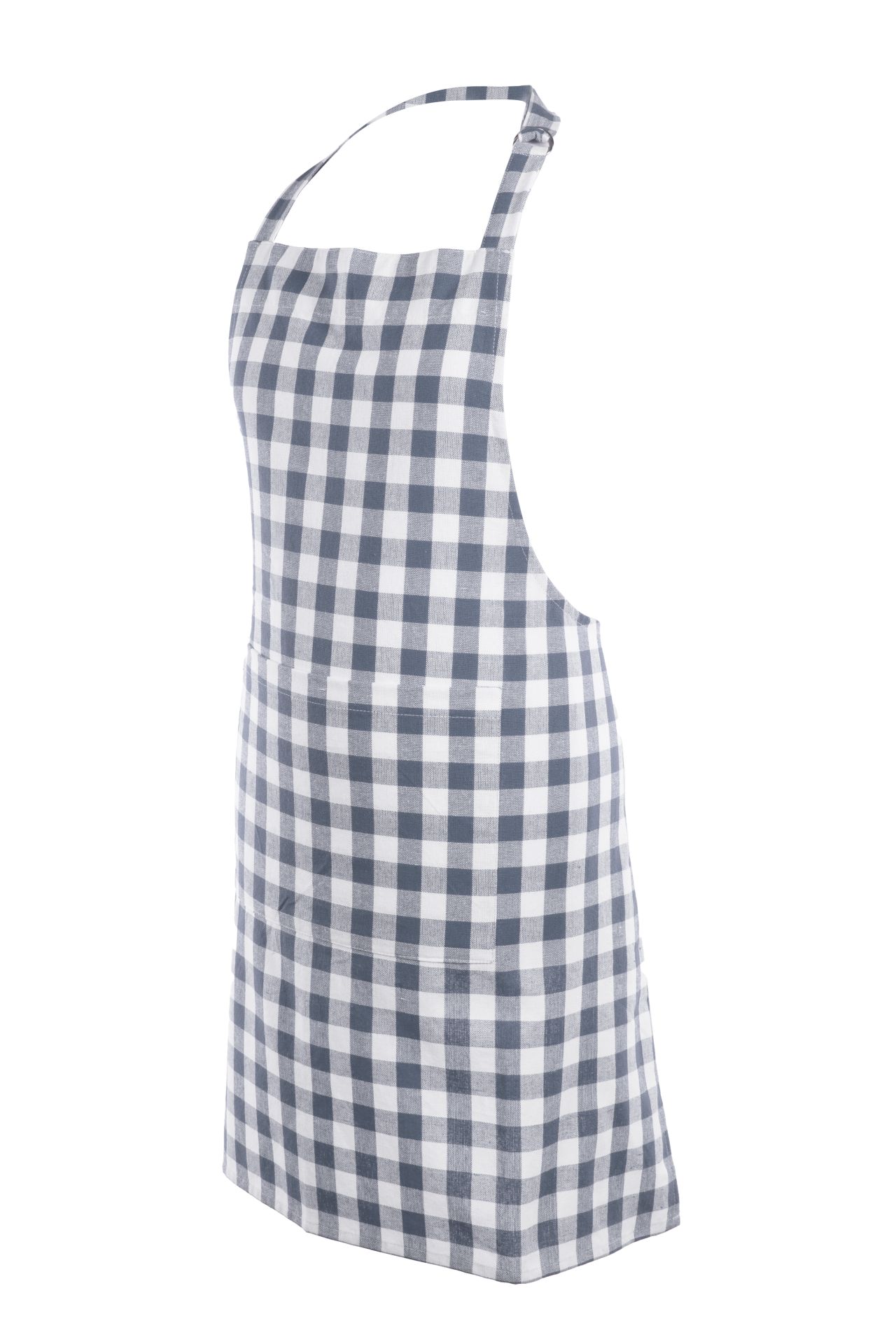 Tiseco Gingham Apron – 80 x 74 cm – Blue