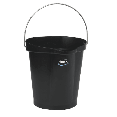 Seau hygiénique Vikan avec bec verseur - 12 litres