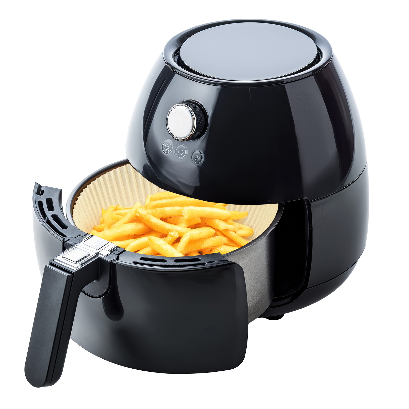 Westmark Rond Bakpapier voor Airfryer - 100 Stuks - Ø 20cm x 4,5cm