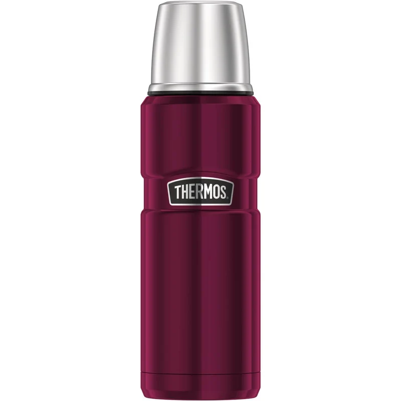 Thermos Stainless King Insulated Bottle – 470ml – Raspberry Polished