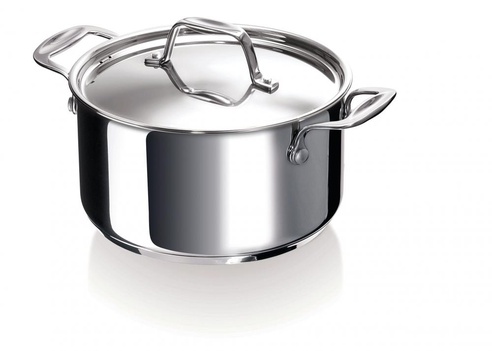 Beka Chef Marmite avec couvercle - acier inoxydable