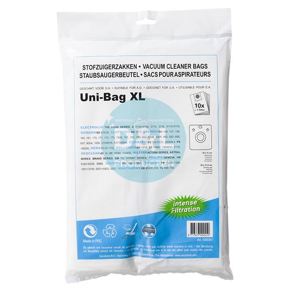 Uni Bag XL Stofzuigerzakken - Microfleece - 10 Stuks