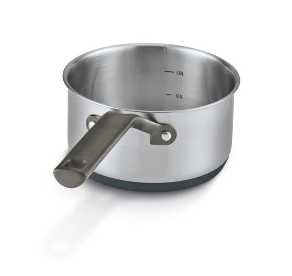 Beka Sensa Steel Pan with Softbase Base – Glass Lid with Downdraft Function – Ø 16cm – Espresso