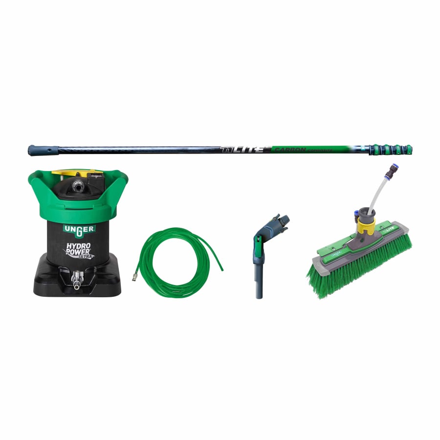 Unger Osmose Hydropower Ultra S - Kit de démarrage - Manche télescopique en carbone composite