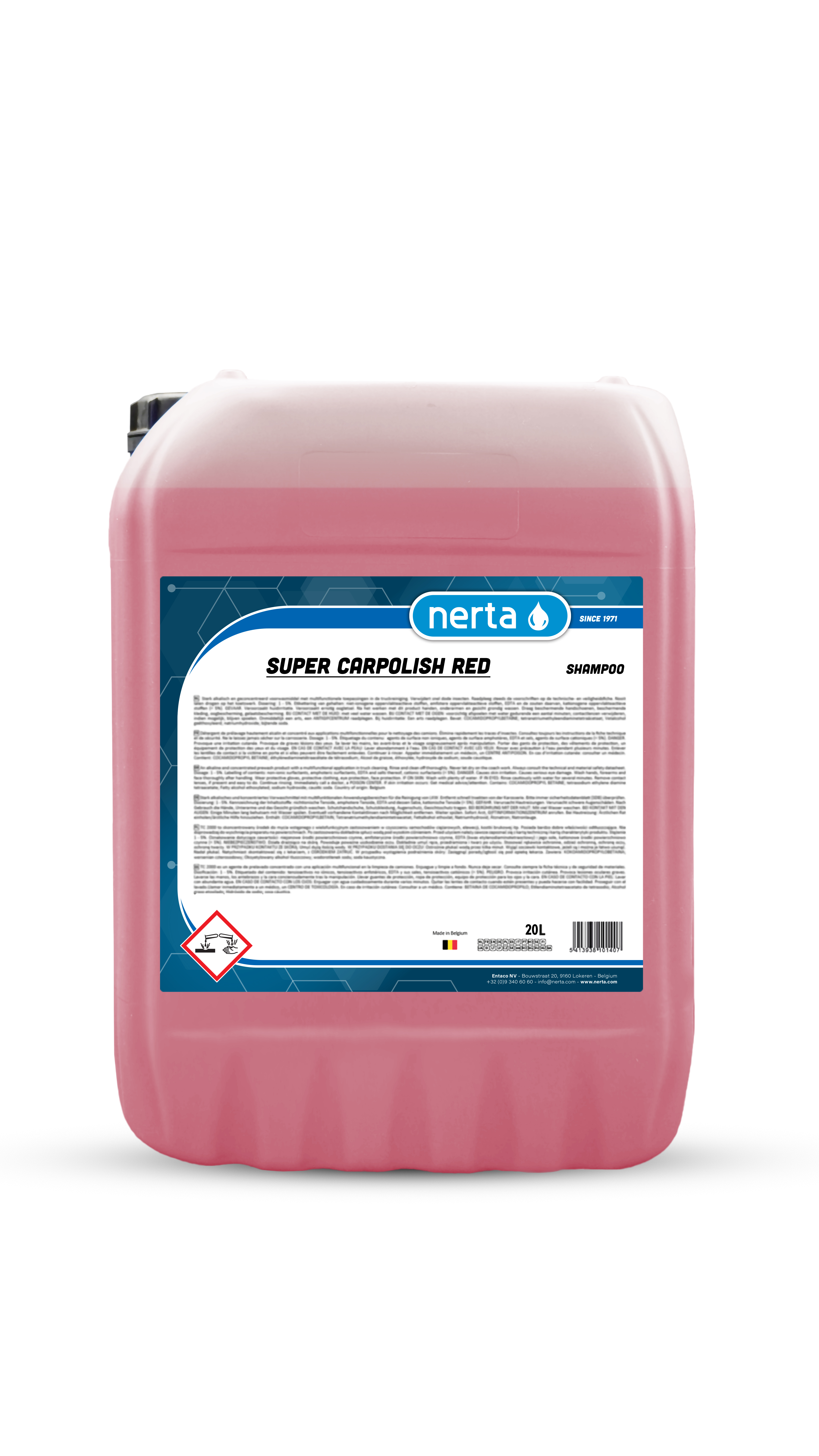 Nerta Super Carpolish Shampooing Rouge