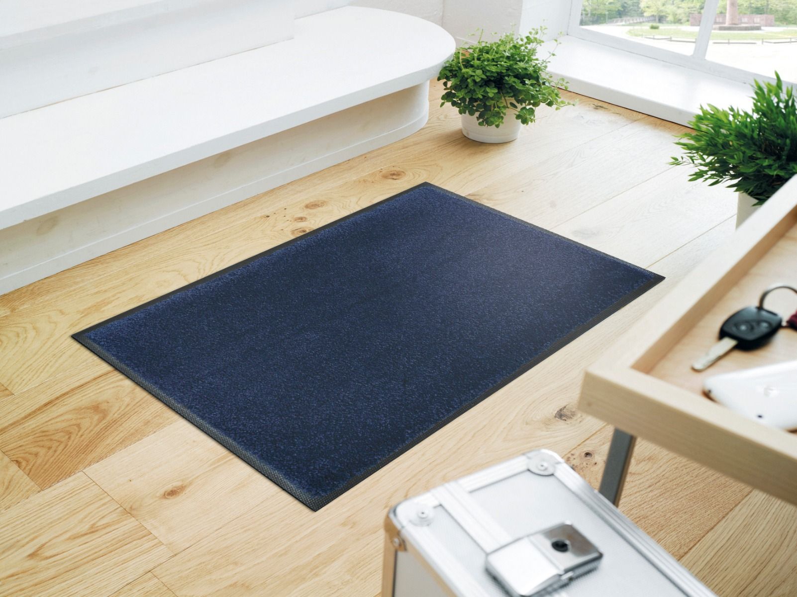 Kleen-Tex Wash+Dry Eco Original Wasbare Deurmat - Navy