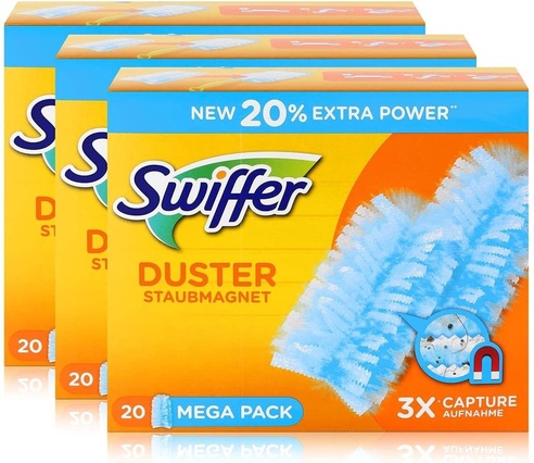 Swiffer Duster - 3 x 20 Stuks - Navul Stofdoekjes