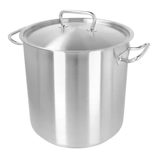 Demeyere Classic Pro 3 Soeppot met Hoge Randen en Deksel - Ø 28cm - Inhoud 17L