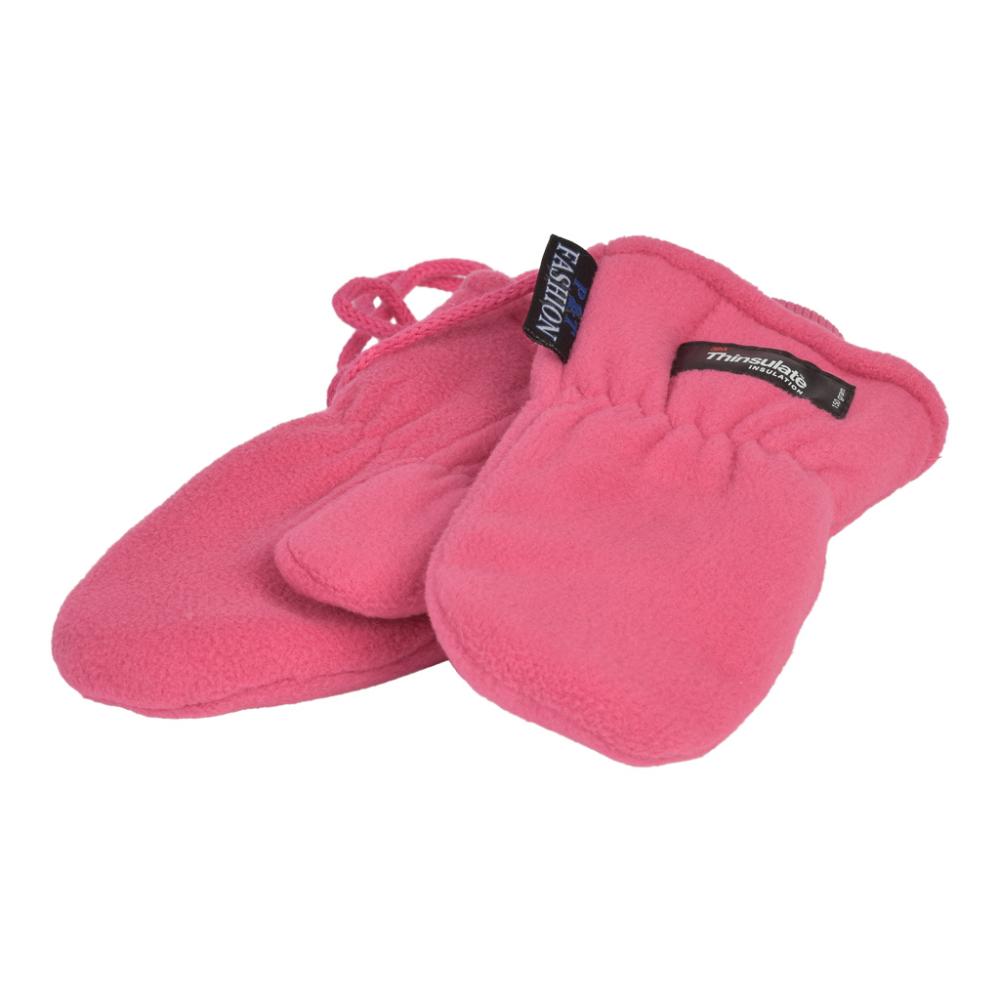 P&T Wanten Kinderen met Touwtje - Fleece - Thinsulate Voering - Fuchsia
