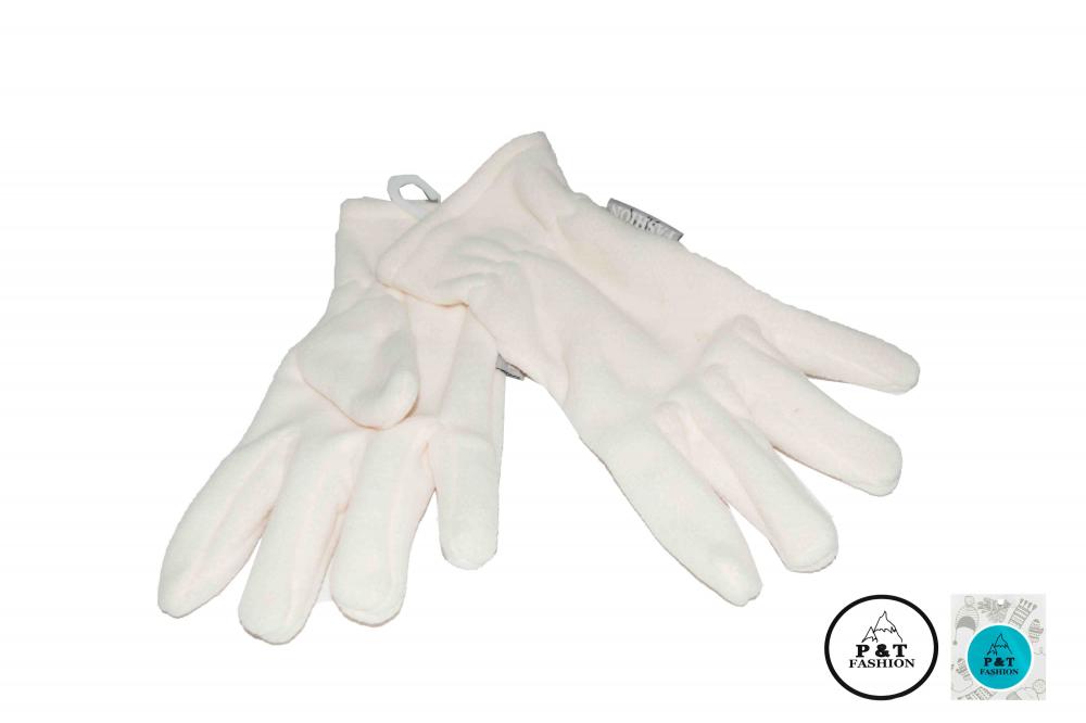 P&T Handschoenen Kinderen - Micro Fleece - Ecru