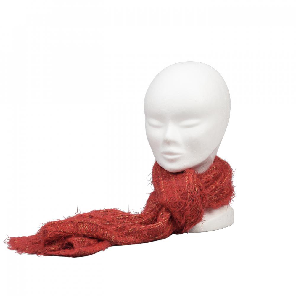 P&T Sjaal Mélé - Rood - 140 x 16cm