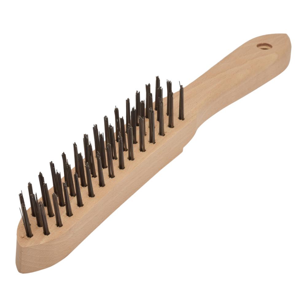 Staalborstel - Barbecue borstel - 3 Rijen - Staalharen 2cm