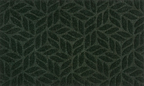Kleen-Tex Dune Deurmat voor binnen en buiten - Leaves midnight green