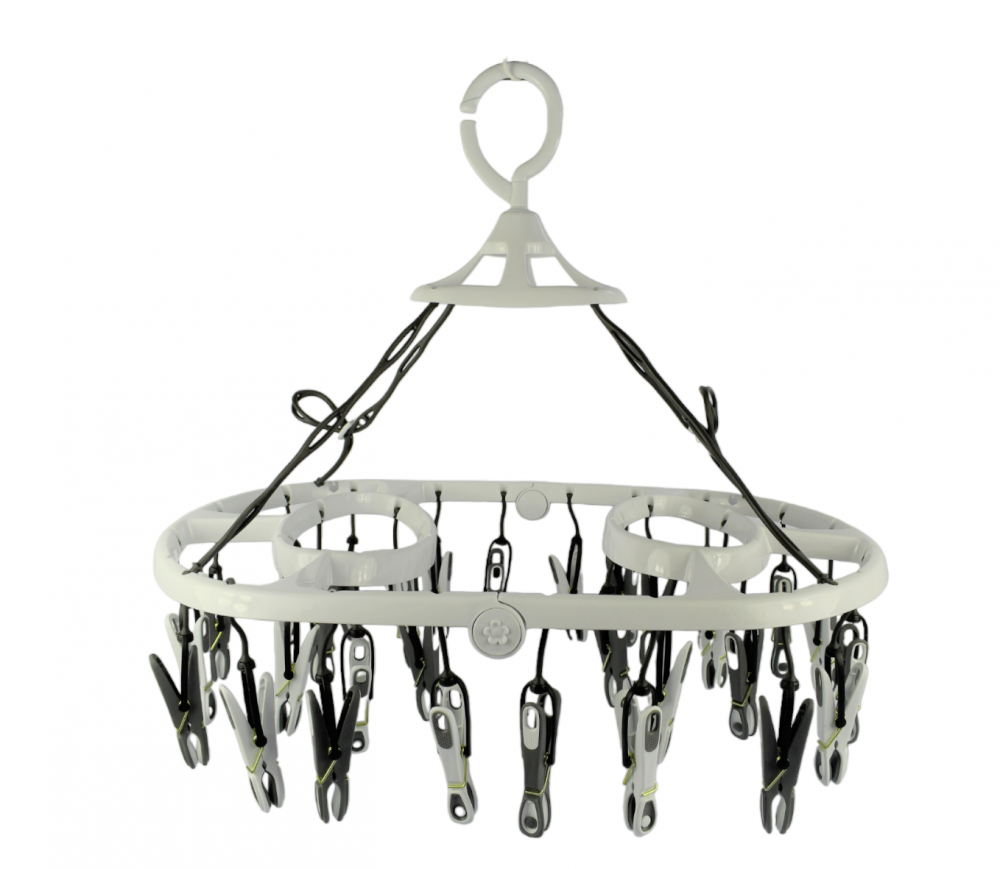 Laguelle Droogmolen met 30 Antislip Wasknijpers - 34 x 48,5cm