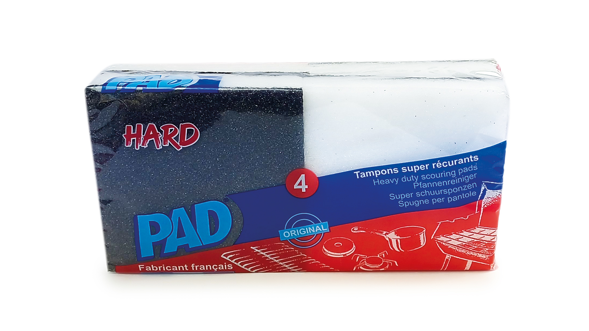 PAD Super Schuursponzen - 4 Stuks