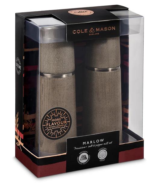 Cole & Mason Precision Marlow Peper- & Zoutmolenset - 18,5cm