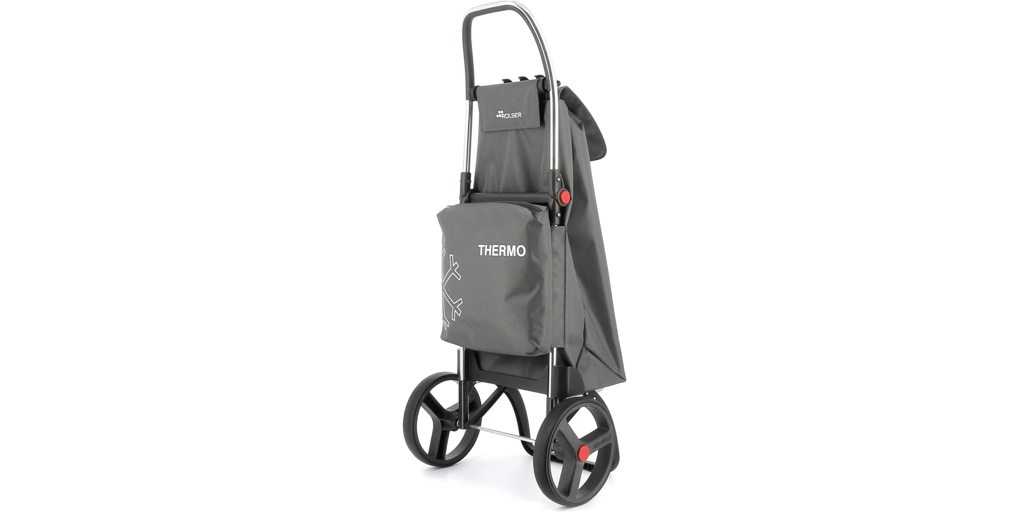 Rolser I-Max Termo Zen 2 Big Wheels Shopping Trolley – Cooler Bag – Foldable – Marengo