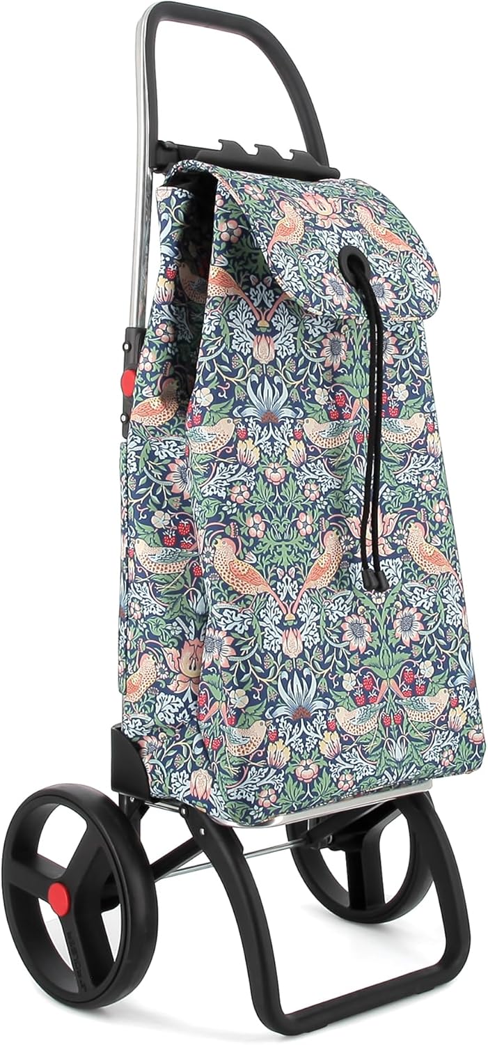 Rolser Boodschappentrolley I-Max MF 2 Big Wheels - Opvouwbaar - William Morris Birds