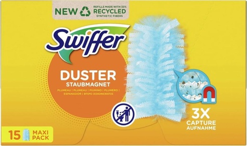Swiffer Duster Trap & Lock Refill - 15 Stuks